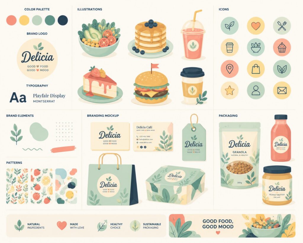 Consistent illustration color palette across multiple projects